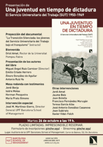 Presentación de "Una juventud en tiempo de dictadura"